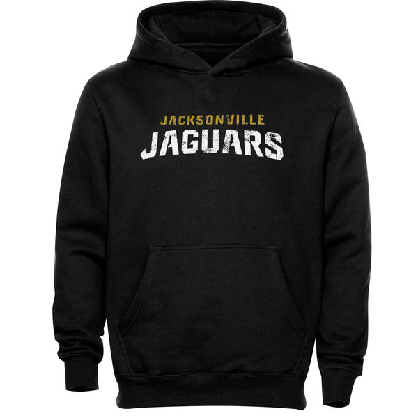 Men Jacksonville Jaguars Faded Wordmark Hoodie Black->jacksonville jaguars->NFL Jersey